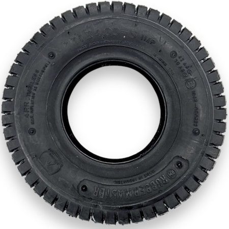 Rubbermaster 11x4.00-5 Turf 4 Ply Tubeless Low Speed Tire 450050